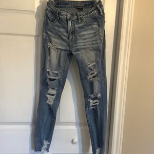 American eagle ripped jeans